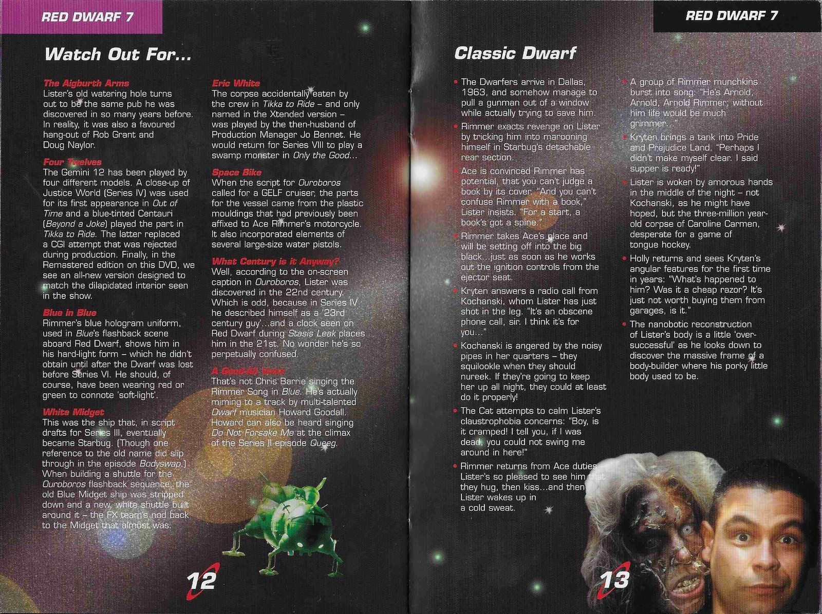 Inserts from BBCDVD 1692